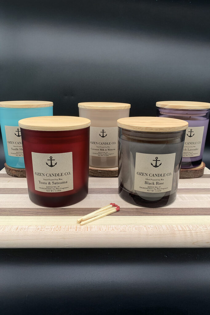Colored Jar Candle (2 Wick 9.54oz)